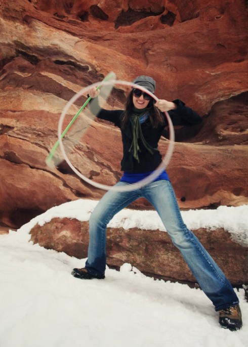 Danielle on the Red Rocks